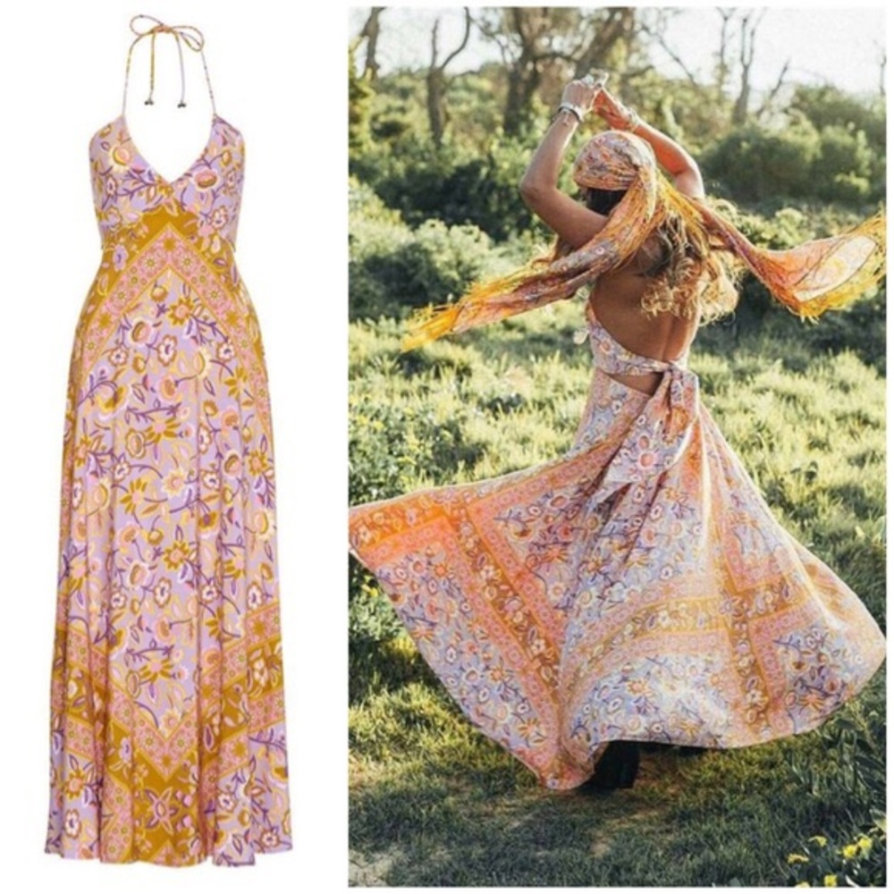 Spell & the Gypsy Lolita Halter Gown Size Small EUC